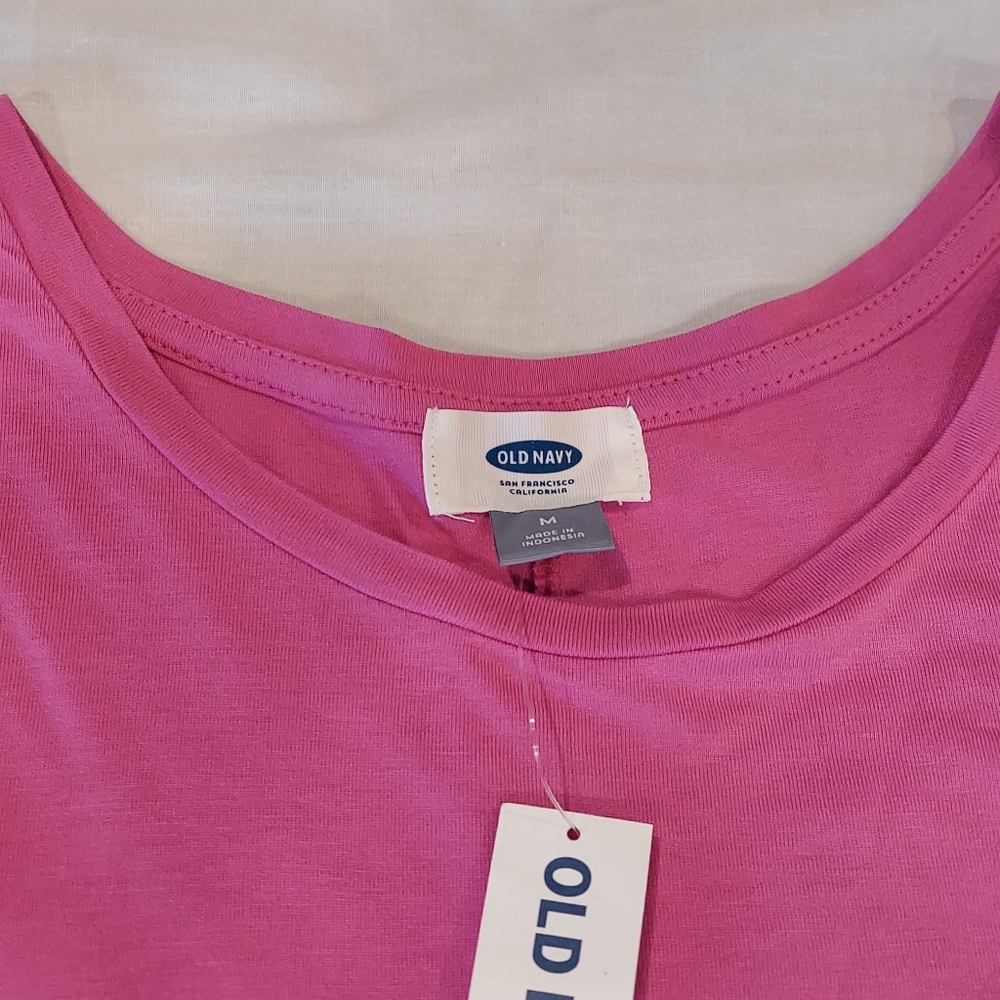 Old Navy Relaxed Pink Tank Top Size Medium - Picture 12 of 14
